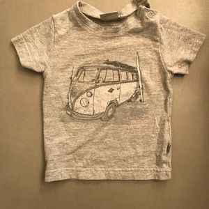 WHEAT VW Bus T-Shirt; 6 month
